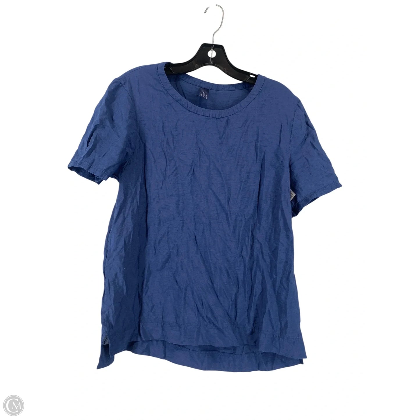Top Short Sleeve By Gap In Blue, Size: L