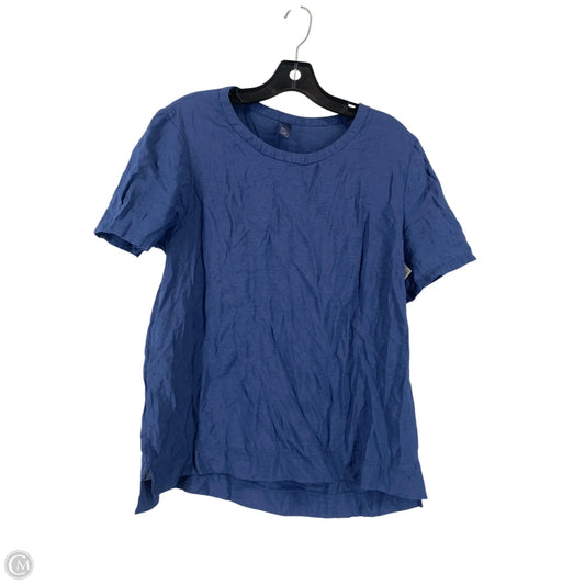 Top Short Sleeve By Gap In Blue, Size: L