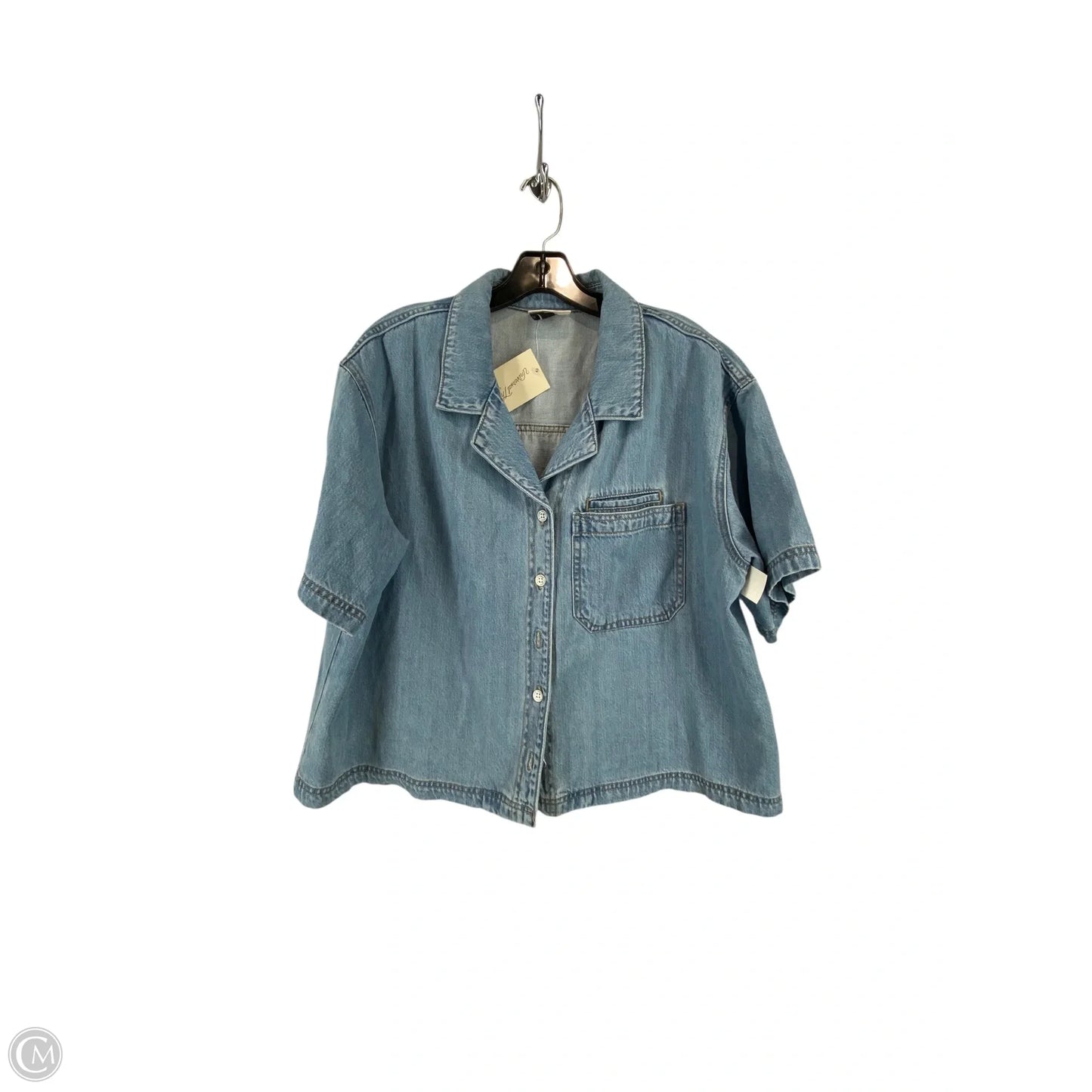 Top Short Sleeve By Universal Thread In Blue, Size: L