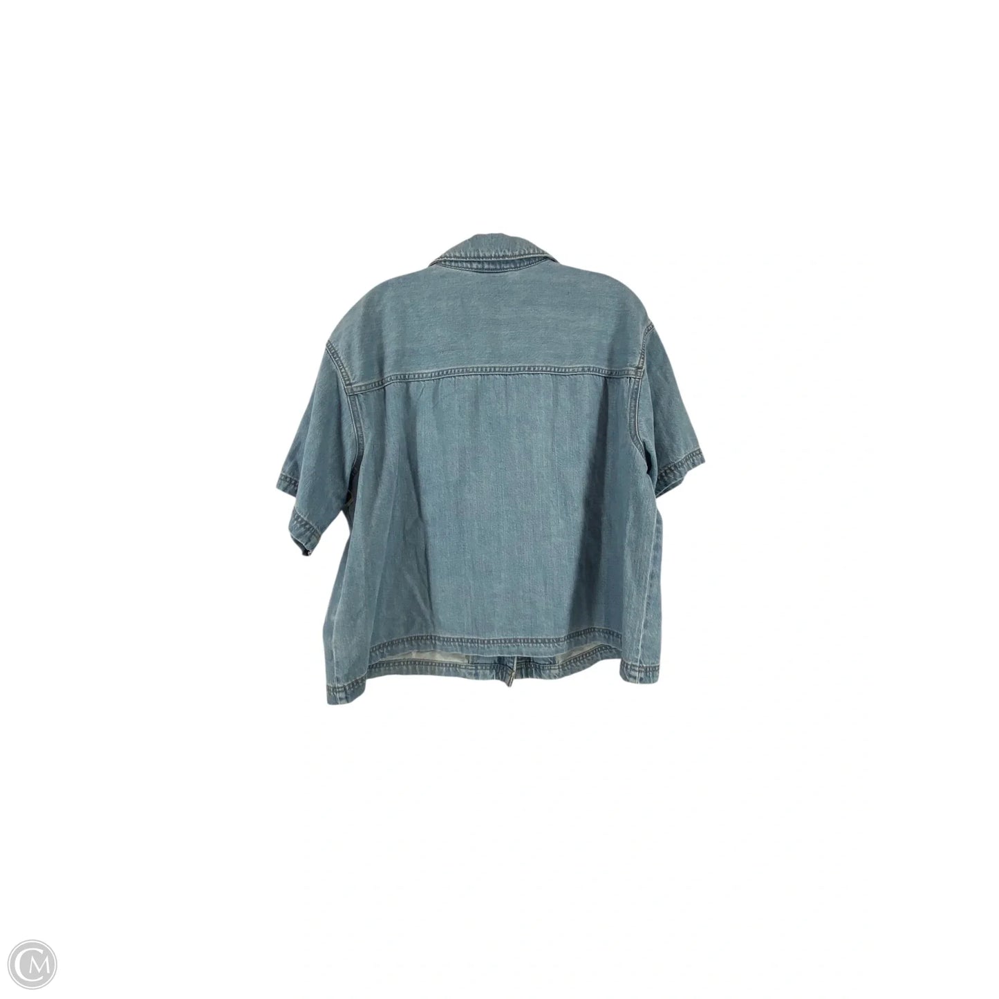 Top Short Sleeve By Universal Thread In Blue, Size: L