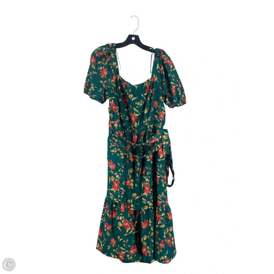 Dress Casual Midi By Draper James Rsvp In Green, Size: L