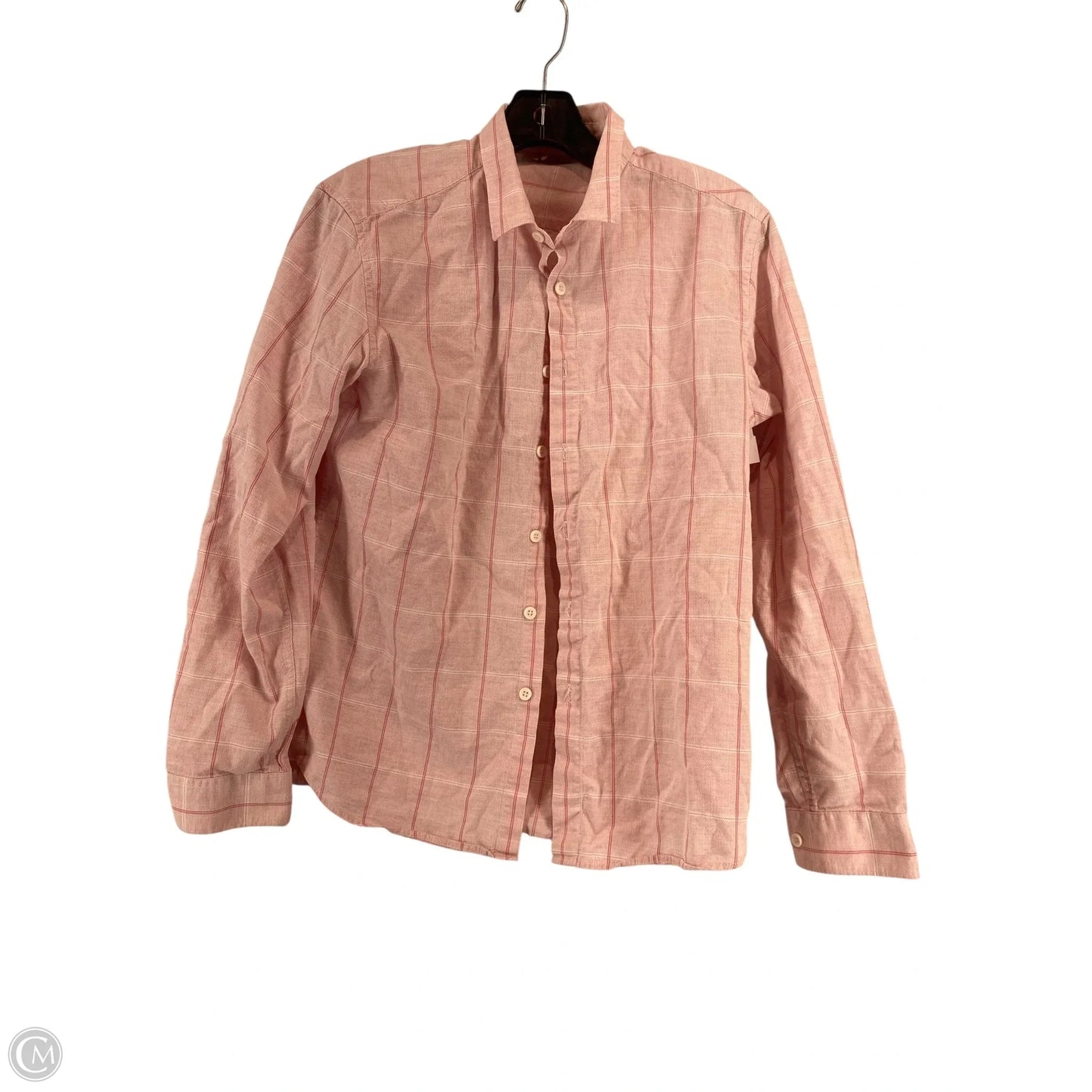 Top Long Sleeve By H&m In Pink, Size: L