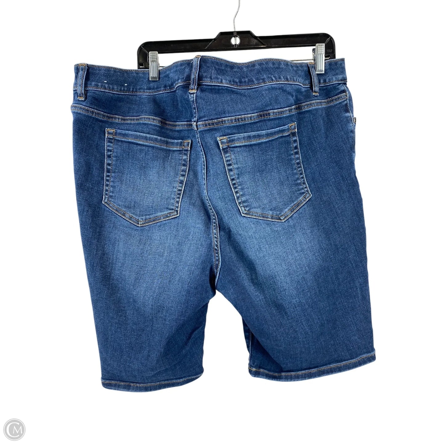 Shorts By Lane Bryant In Blue Denim, Size: 22