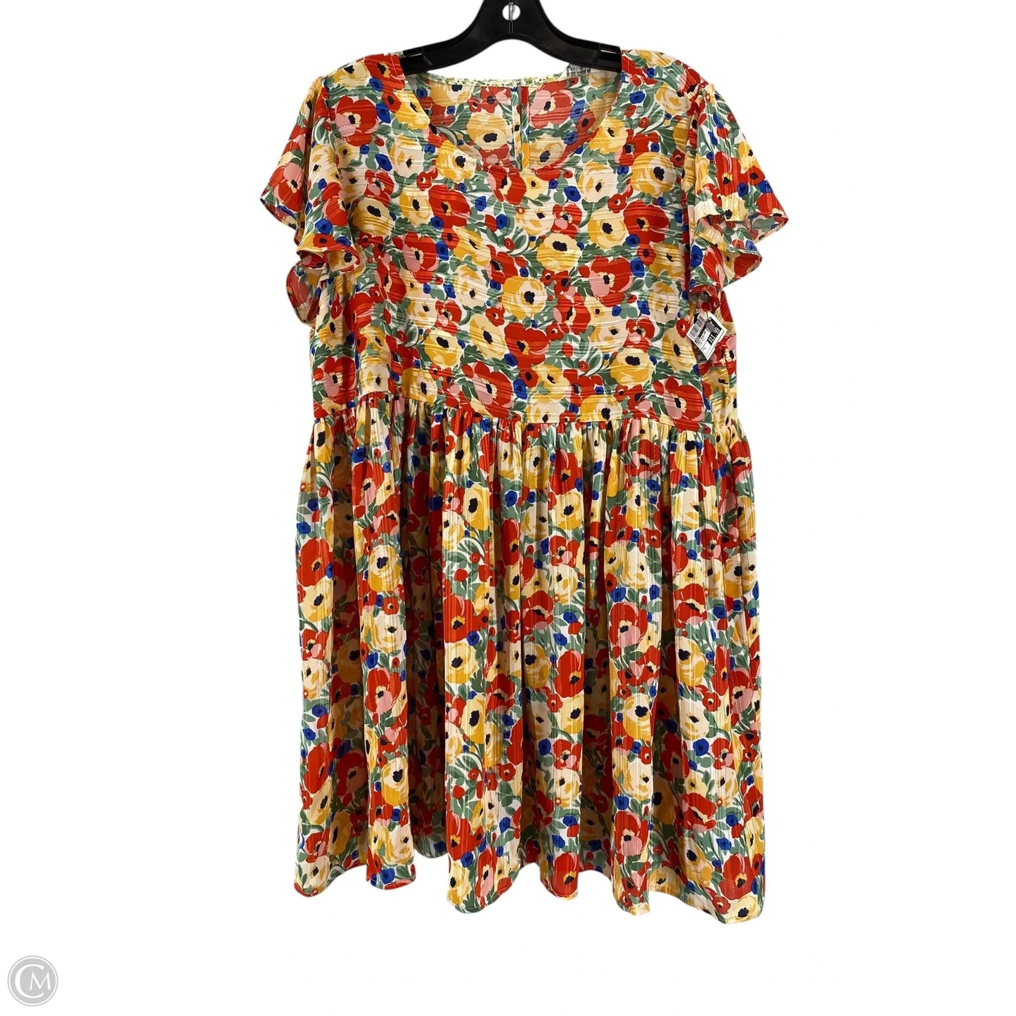 Dress Casual Short By Umgee In Floral Print, Size: L