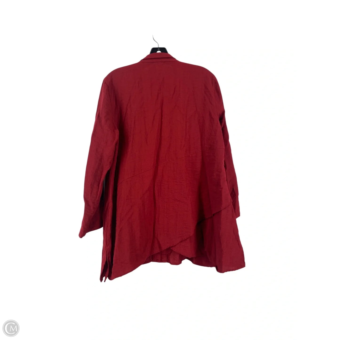 Top Long Sleeve By John Mark In Red, Size: M