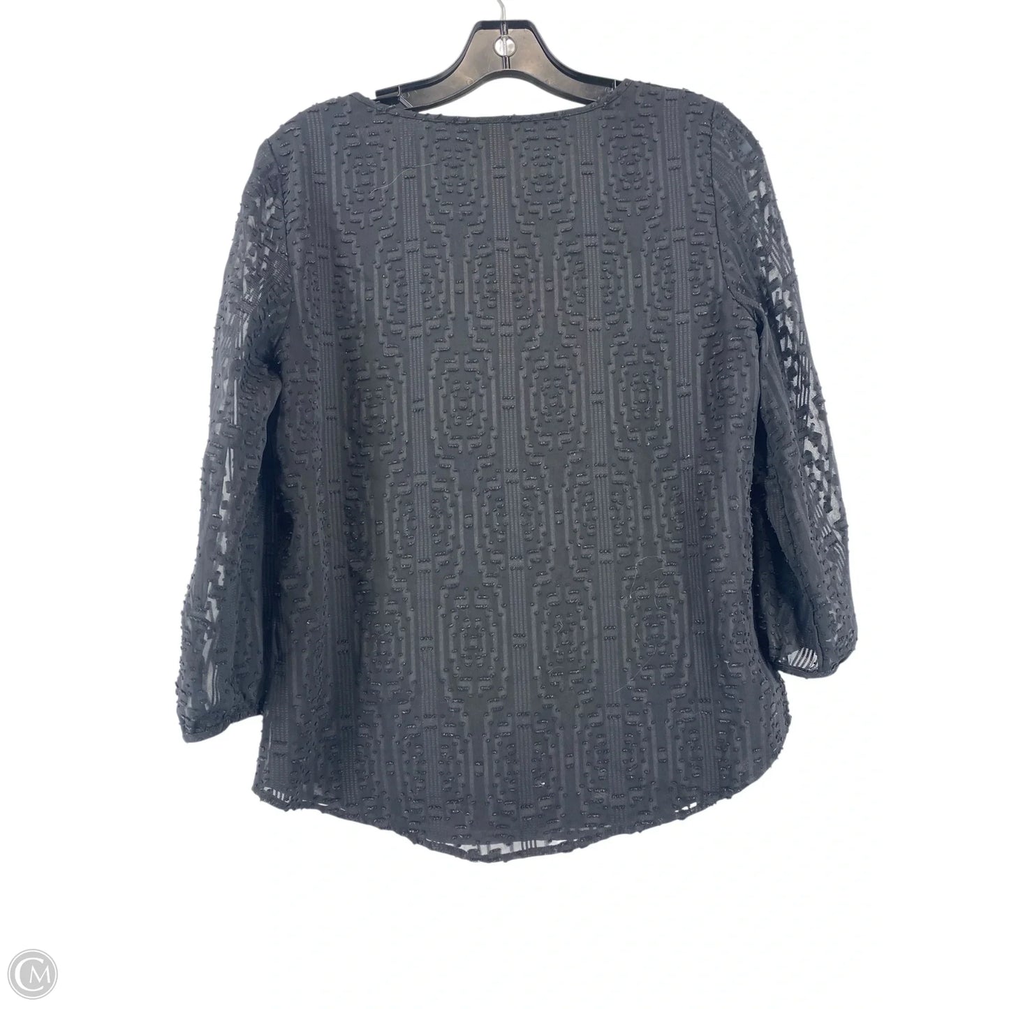 Top Long Sleeve By Talbots In Black, Size: S