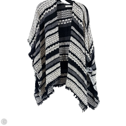 Kimono By Francesca's In Black & Cream, Size: Osfm