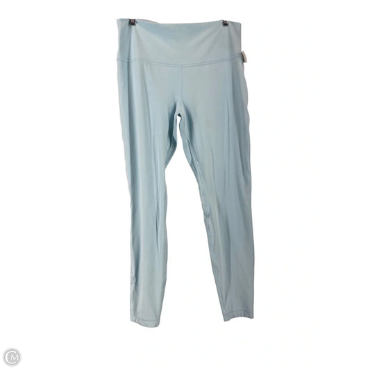 Athletic Leggings By Lululemon In Blue, Size: 14