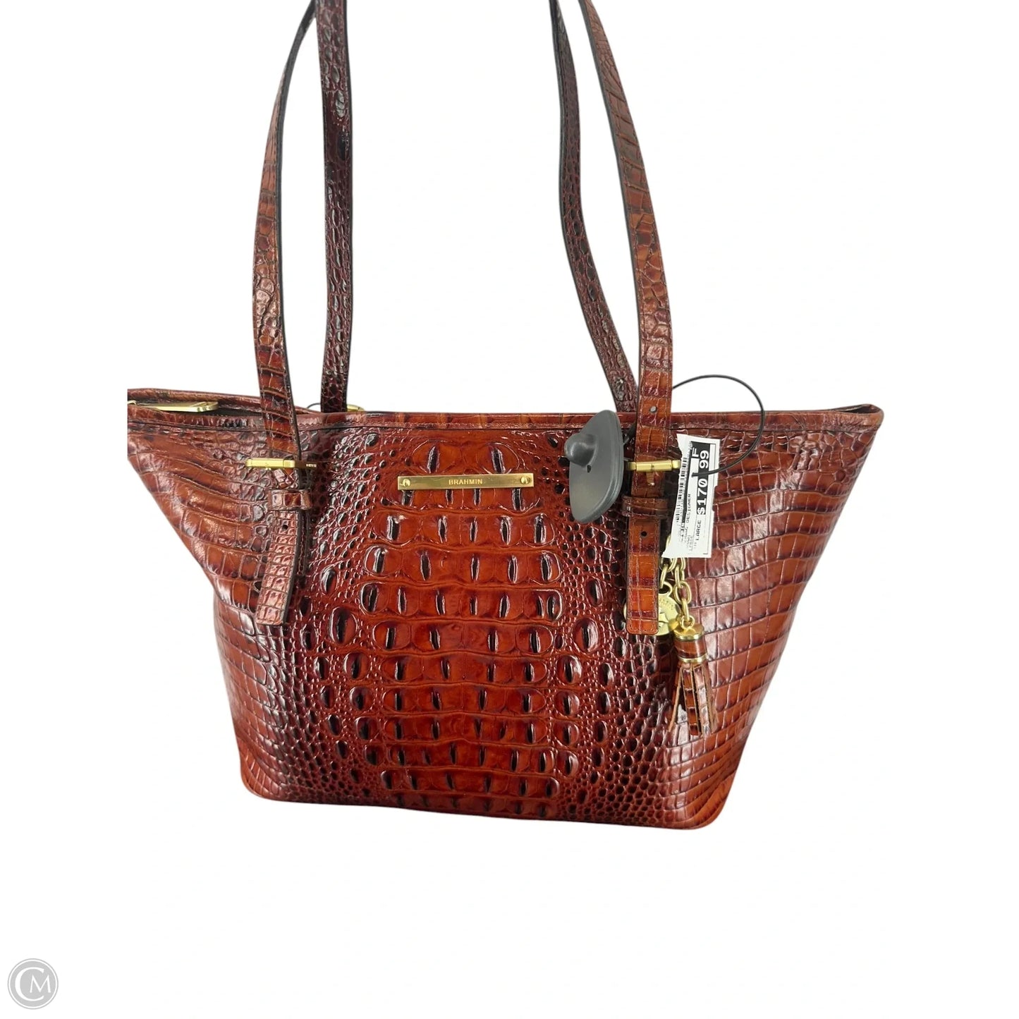 Handbag Designer By Brahmin, Size: Large
