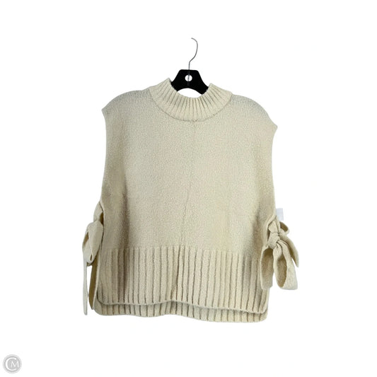 Vest Sweater By Nasty Gal In Beige, Size: Xl