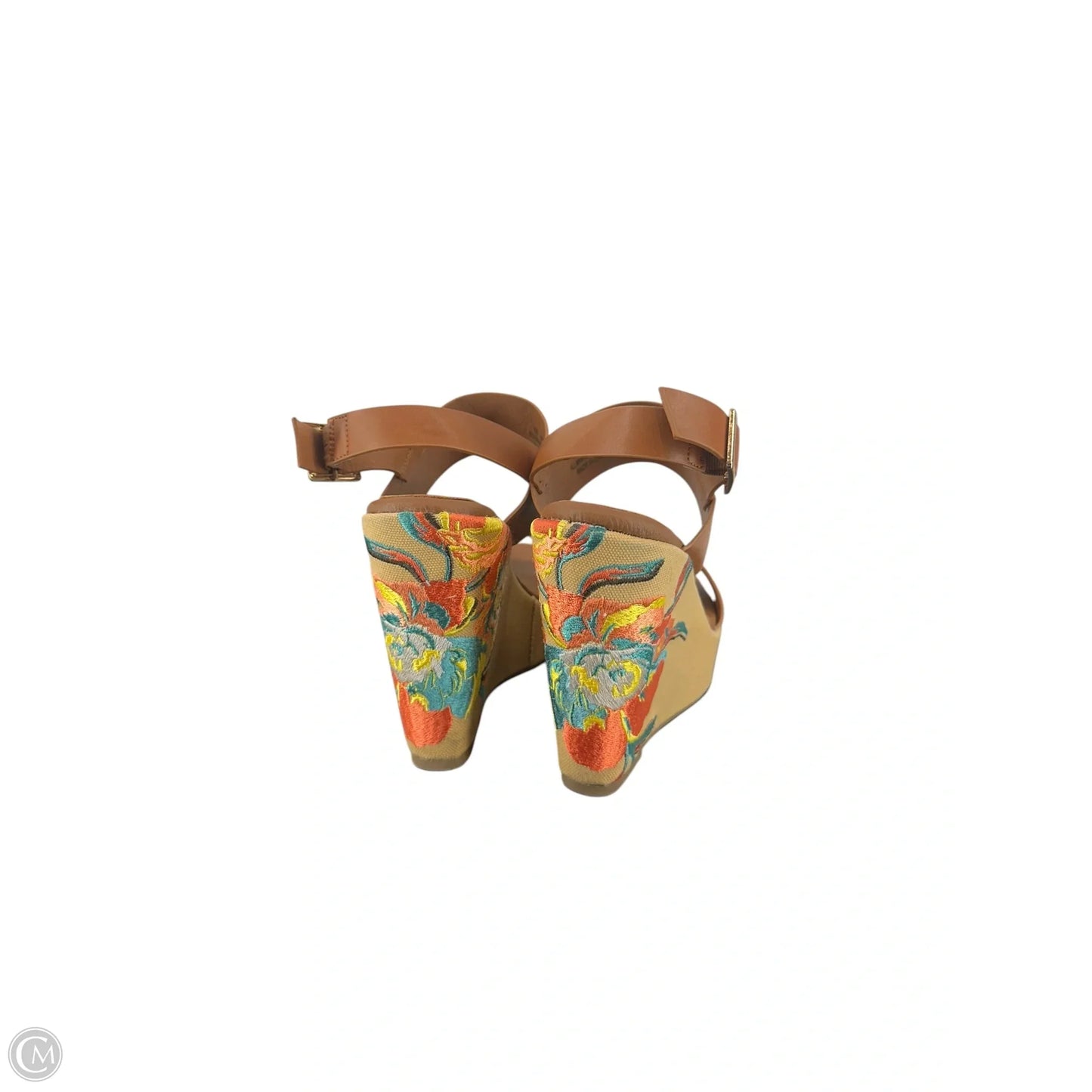 Shoes Heels Wedge By C Est. 1946 In Brown, Size: 8