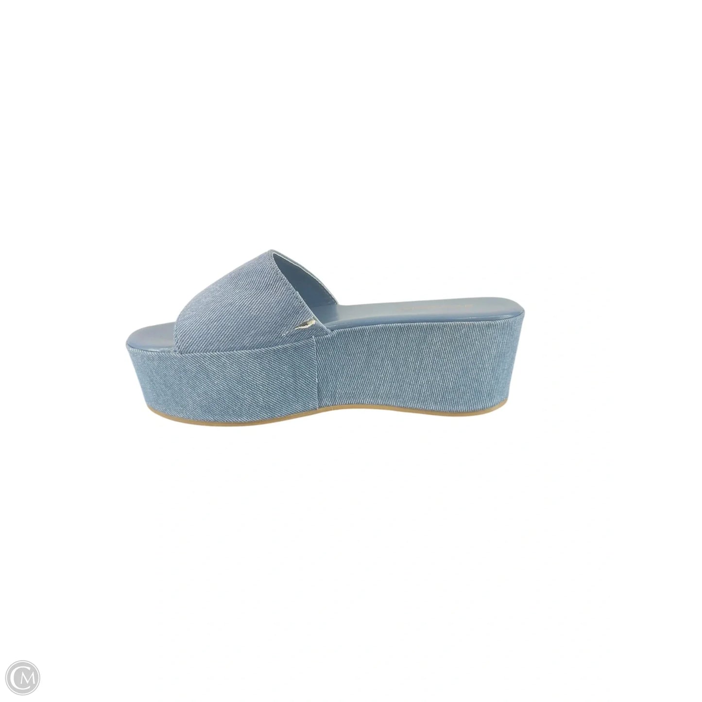 Shoes Heels Wedge By Shoedazzle In Blue, Size: 7.5