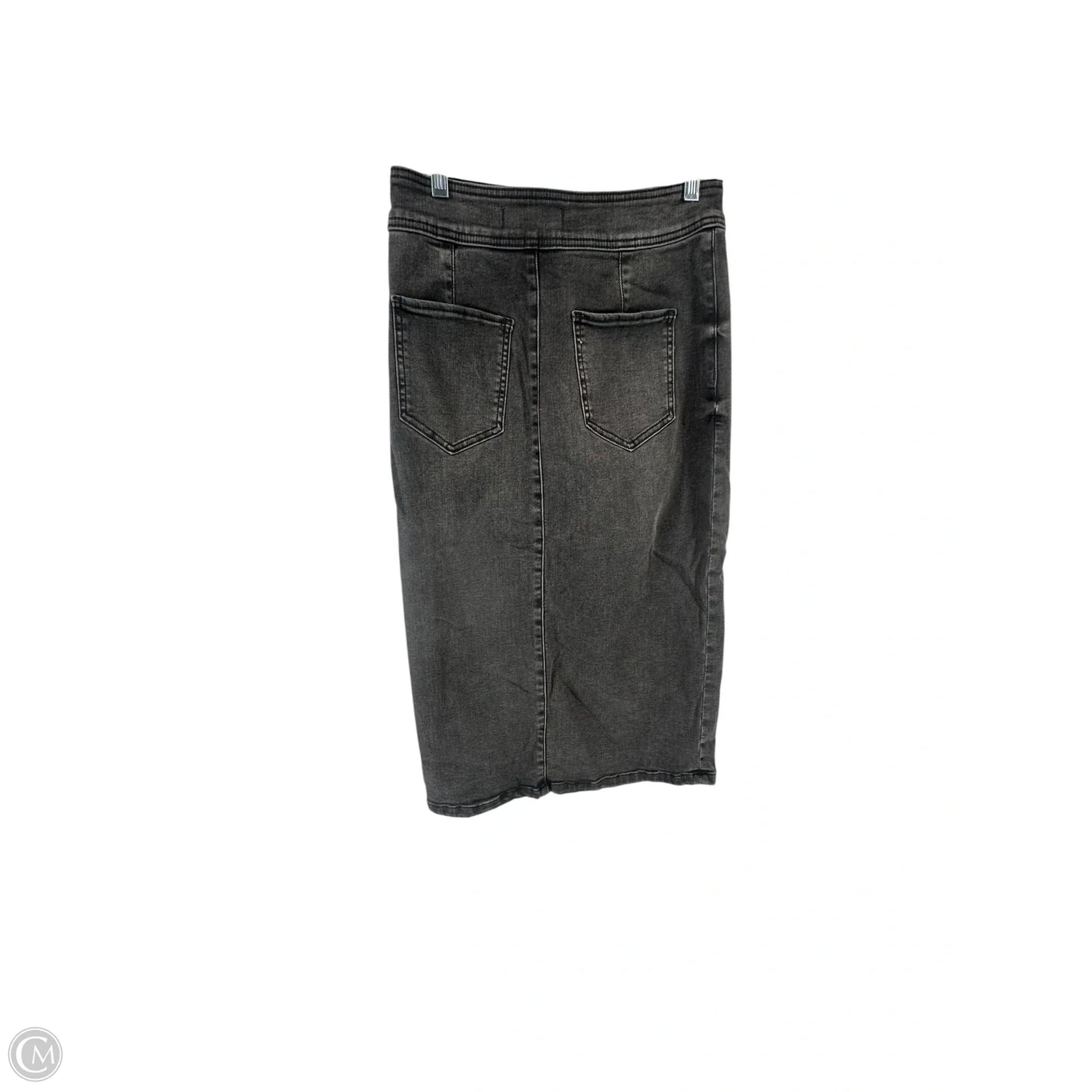 Skirt Midi By We The Free In Black Denim, Size: 28