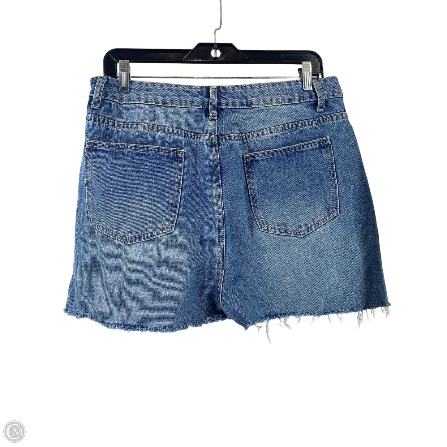 Skirt Mini & Short By Shein In Blue Denim, Size: L