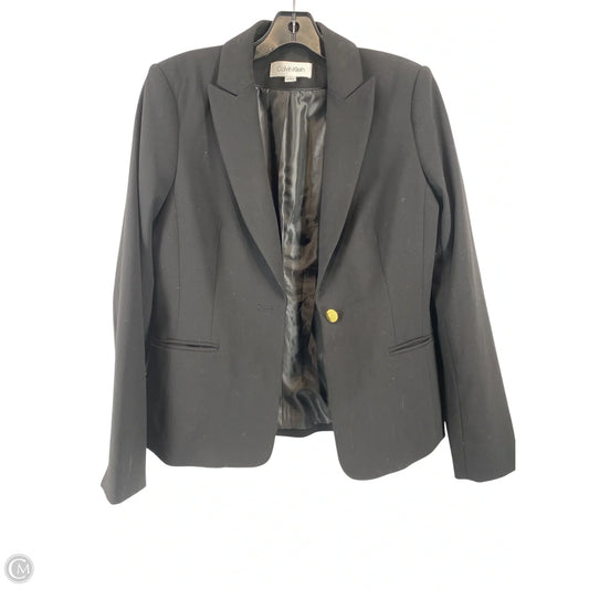Blazer By Calvin Klein In Black, Size: 4