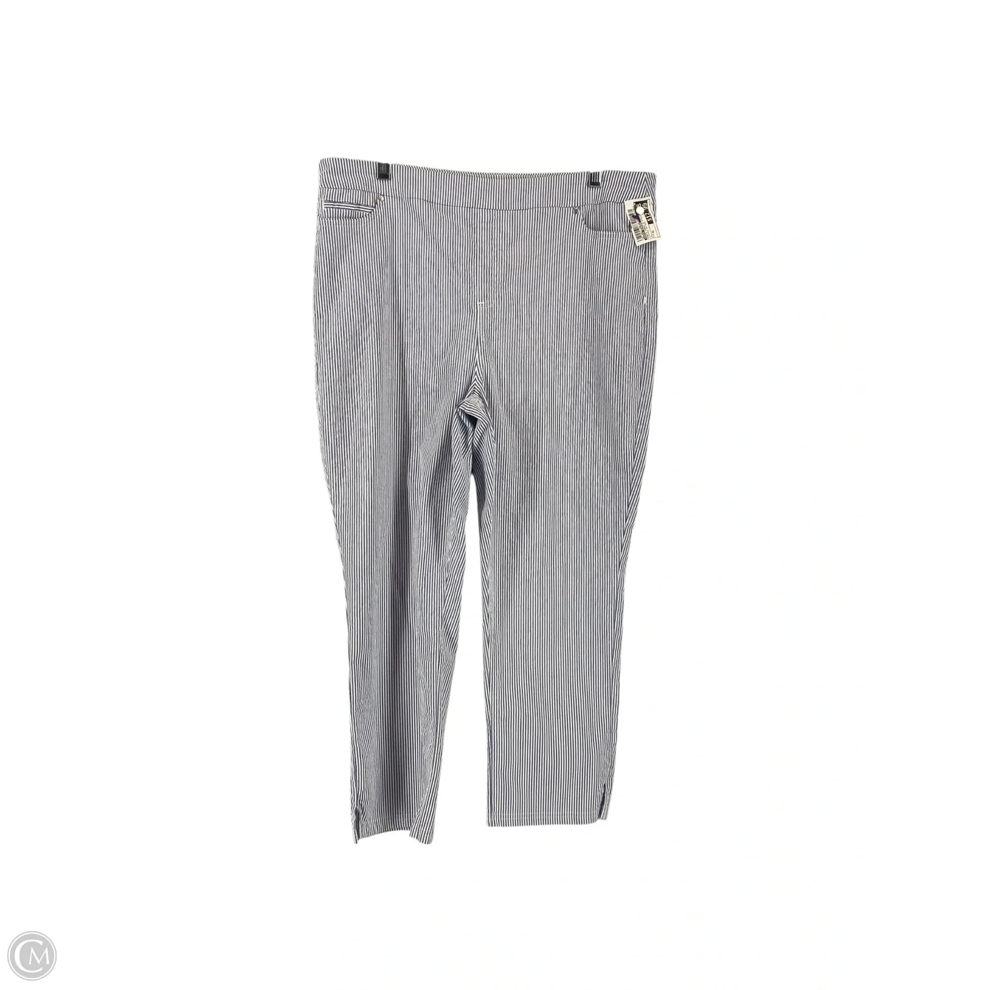 Pants Cargo & Utility By Mario Serrani In Striped Pattern, Size: Xl