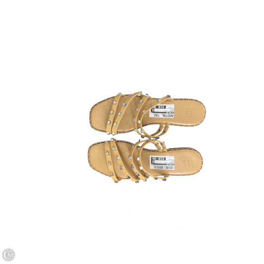 Sandals Flats By A New Day In Beige, Size: 9.5