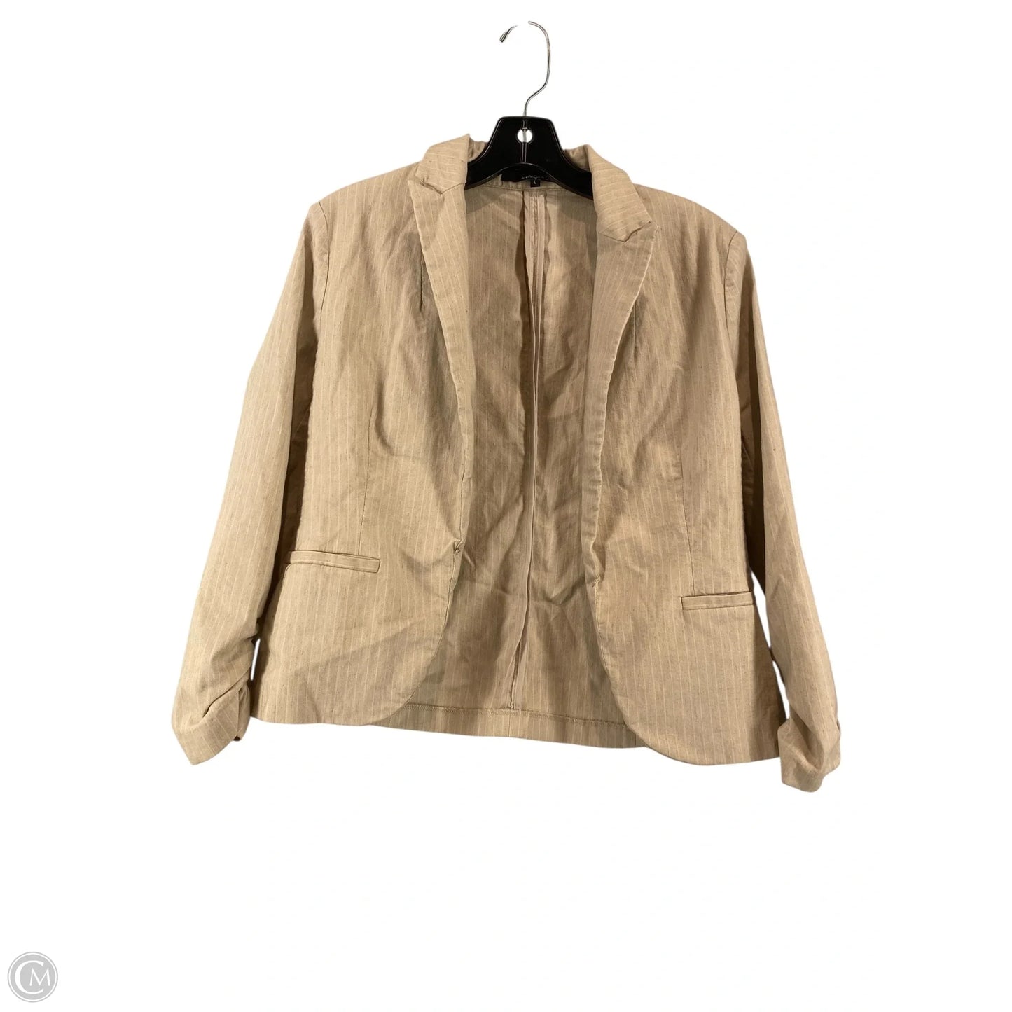 Blazer By Amanda + Chelsea In Cream, Size: L