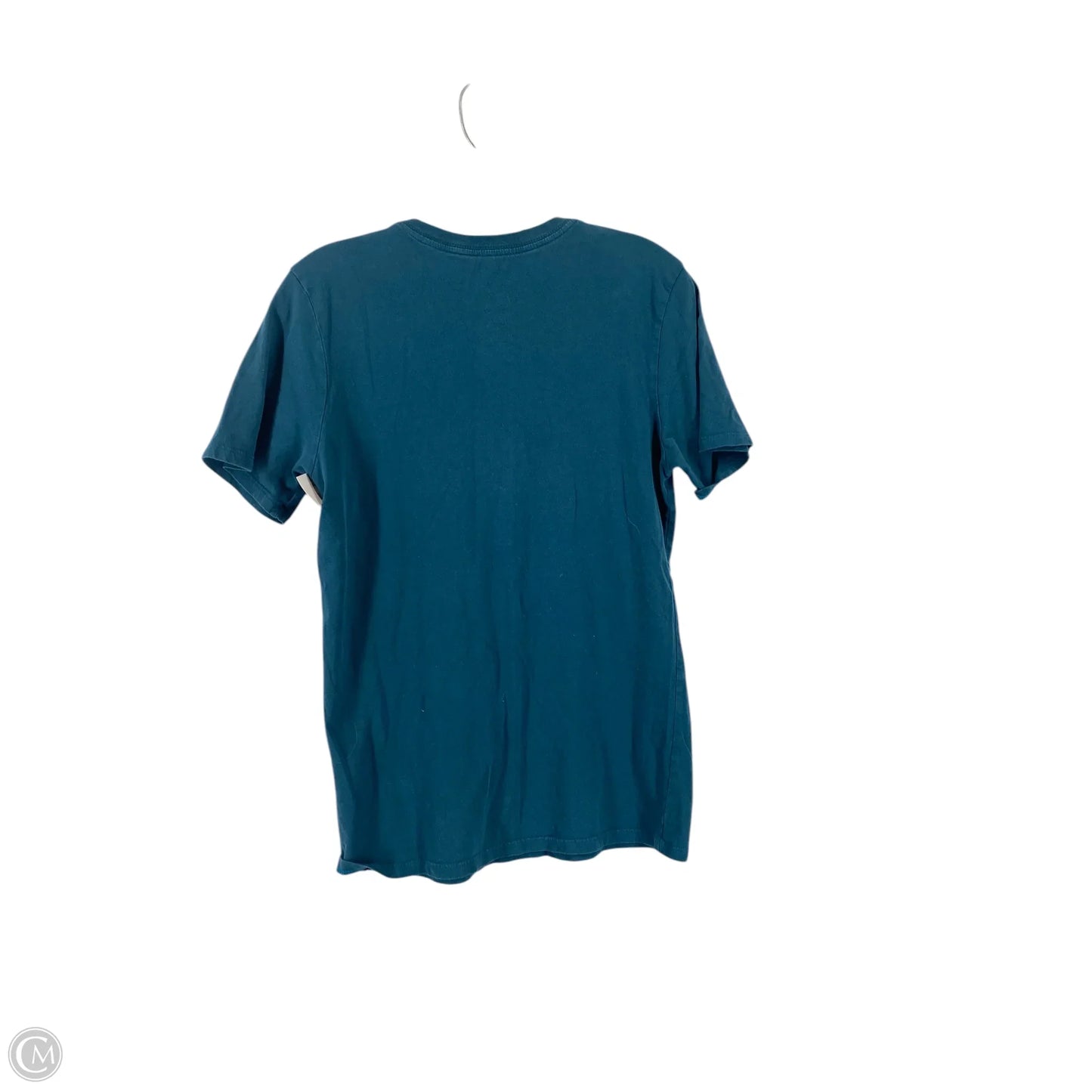 Athletic Top Short Sleeve By Nike Apparel In Aqua, Size: S