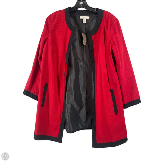 Blazer By Chicos In Red, Size: 2