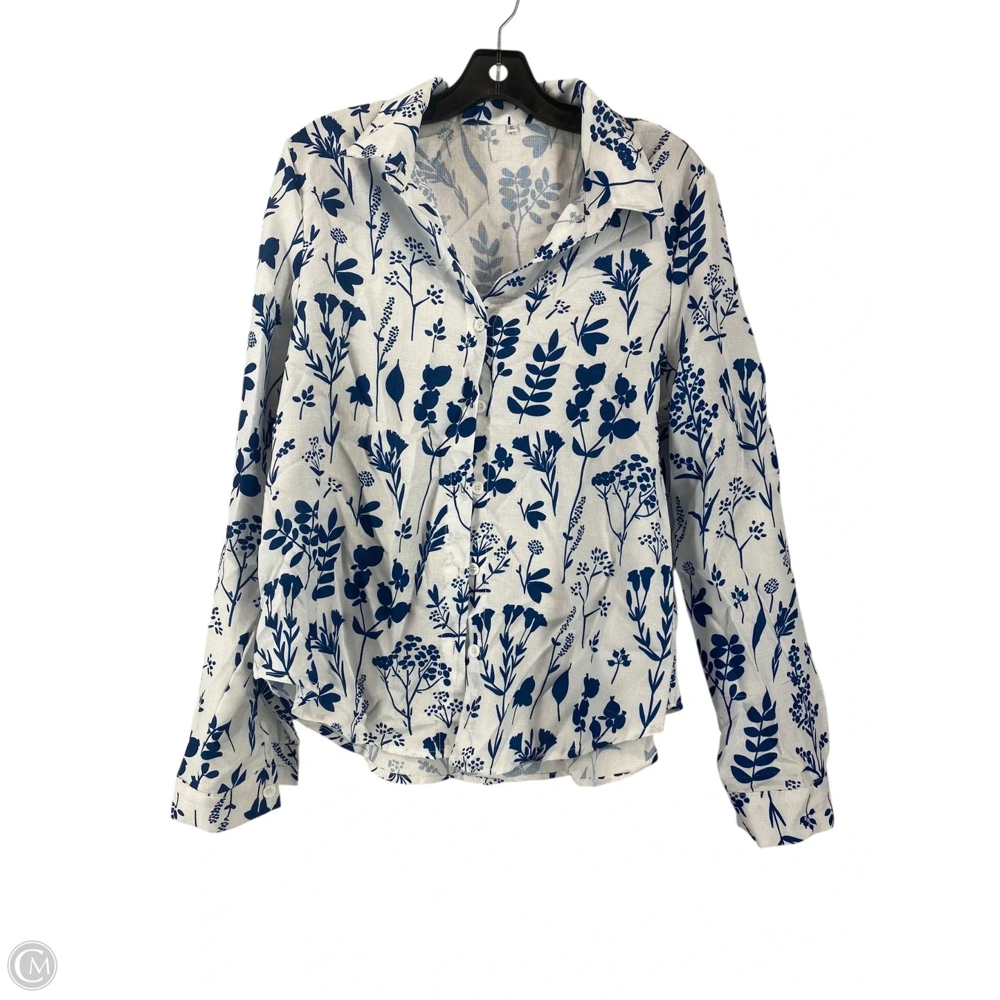 Top Long Sleeve By Cmc In Floral Print, Size: Xl