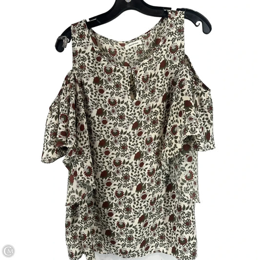 Top Short Sleeve By Max Studio In Multi-colored, Size: Xl