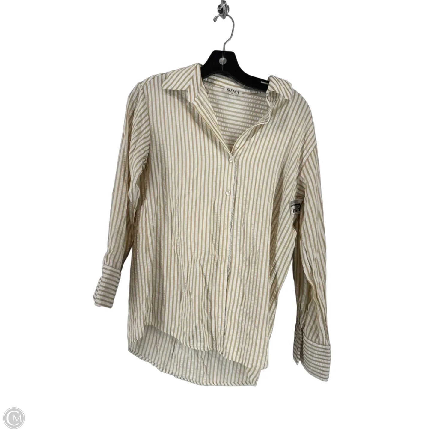 Top Long Sleeve By Clothes Mentor In Striped Pattern, Size: S