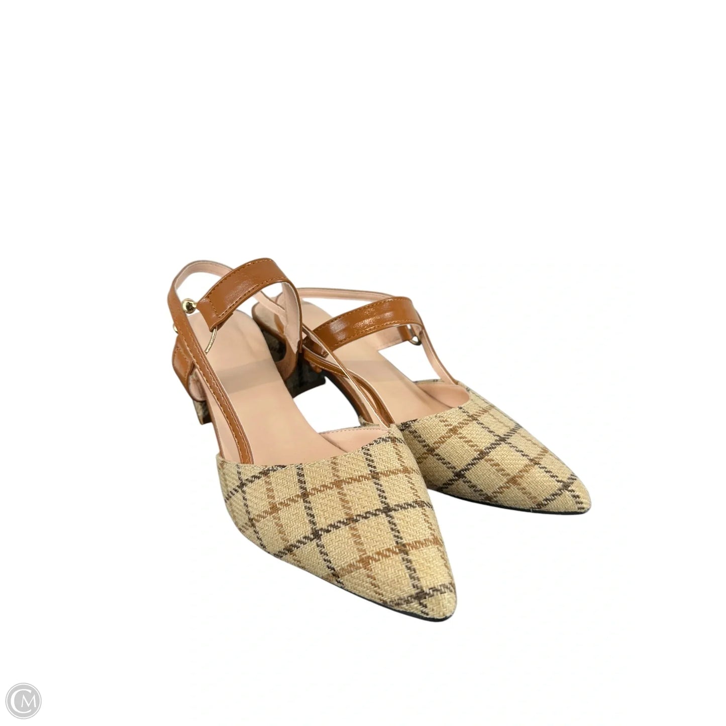Shoes Heels Block By Clothes Mentor In Brown, Size: 9