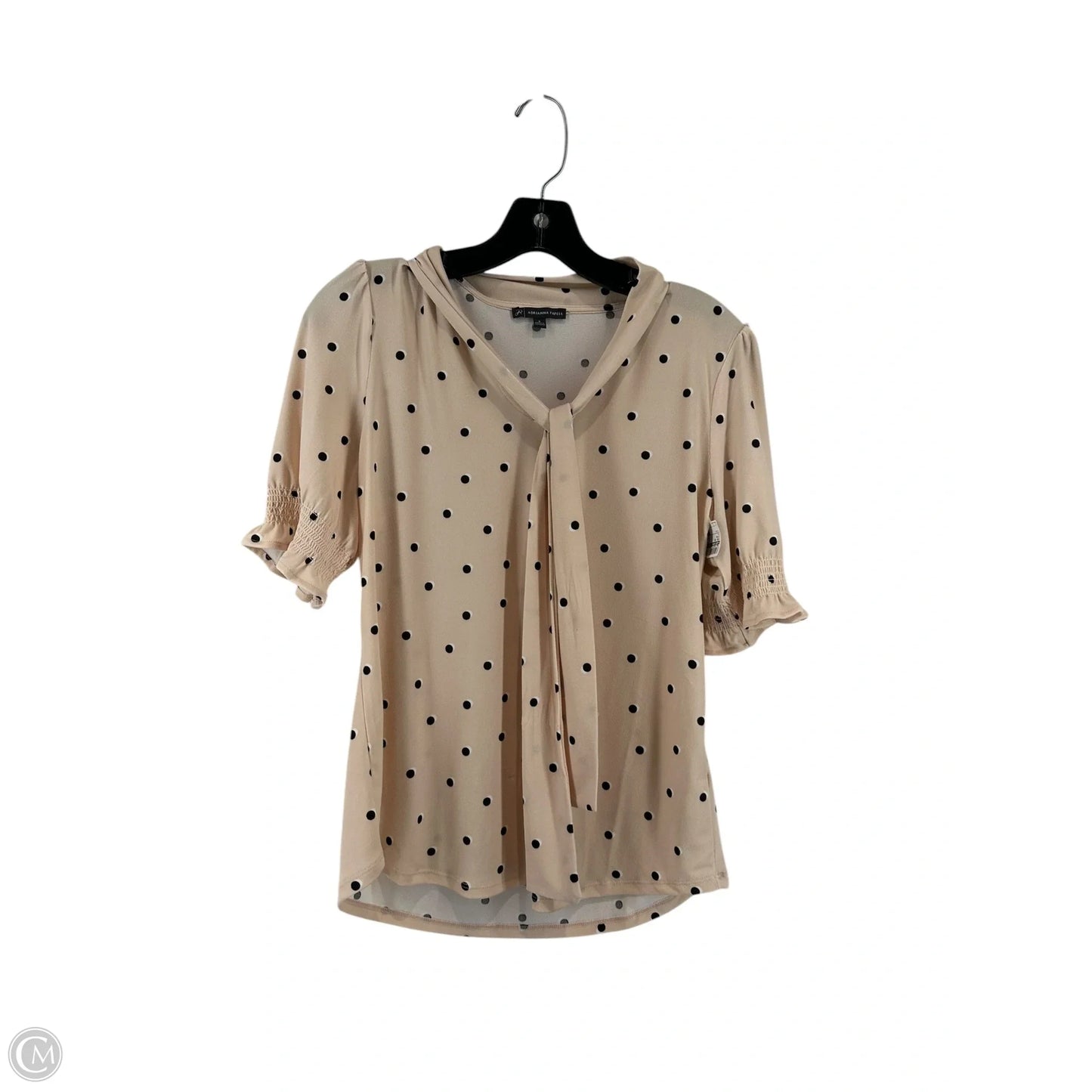 Top Short Sleeve By Adrianna Papell In Pink, Size: S