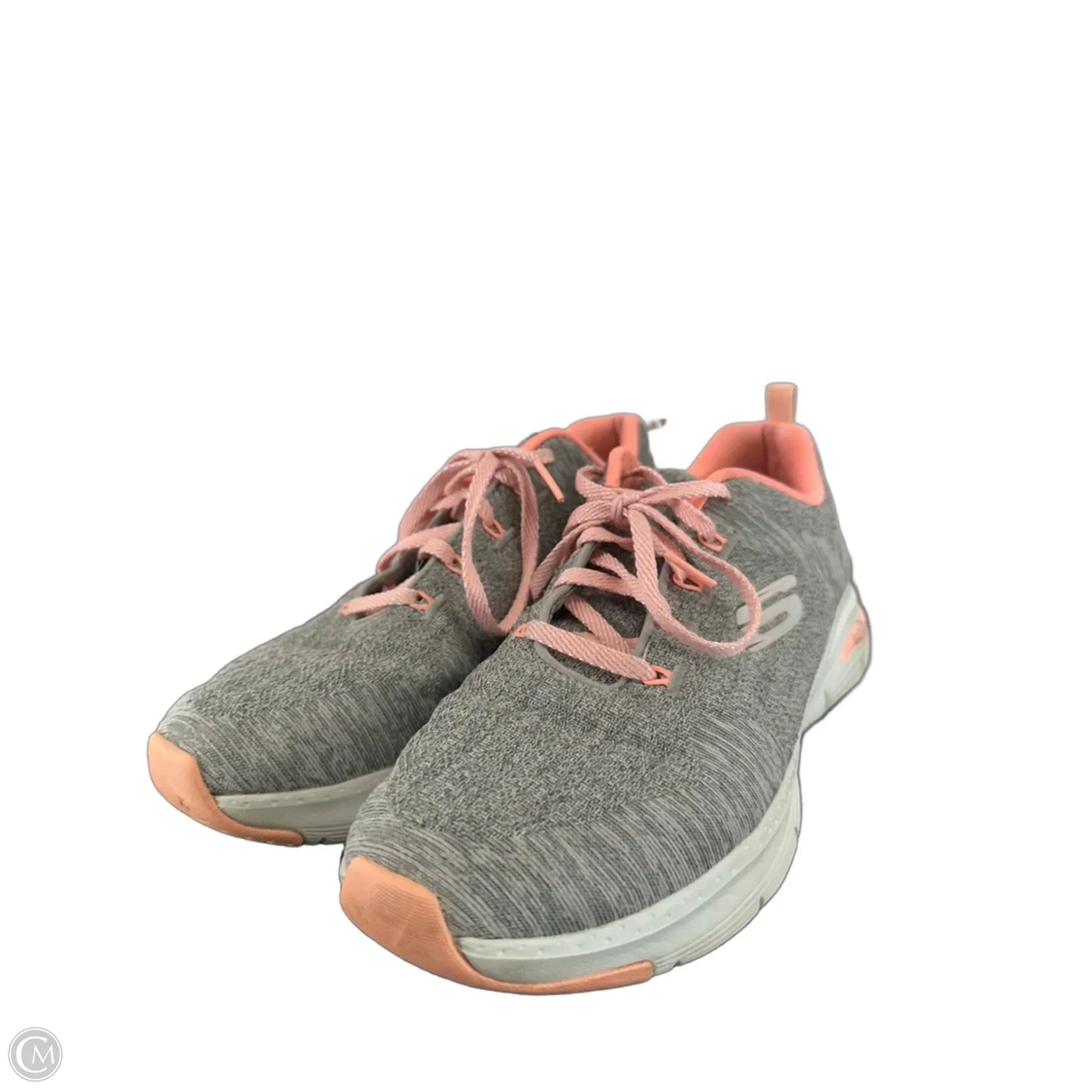 Shoes Athletic By Skechers In Grey, Size: 9