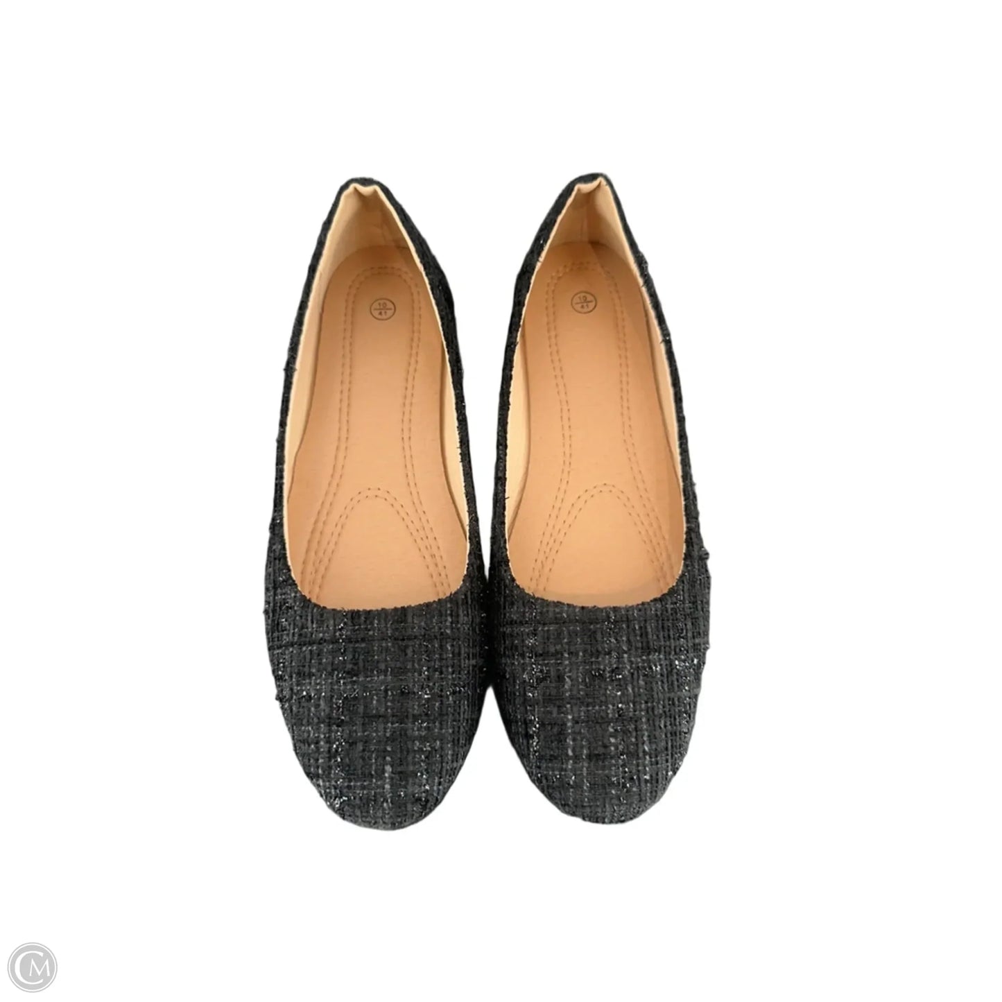 Shoes Flats By Clothes Mentor In Black, Size: 10