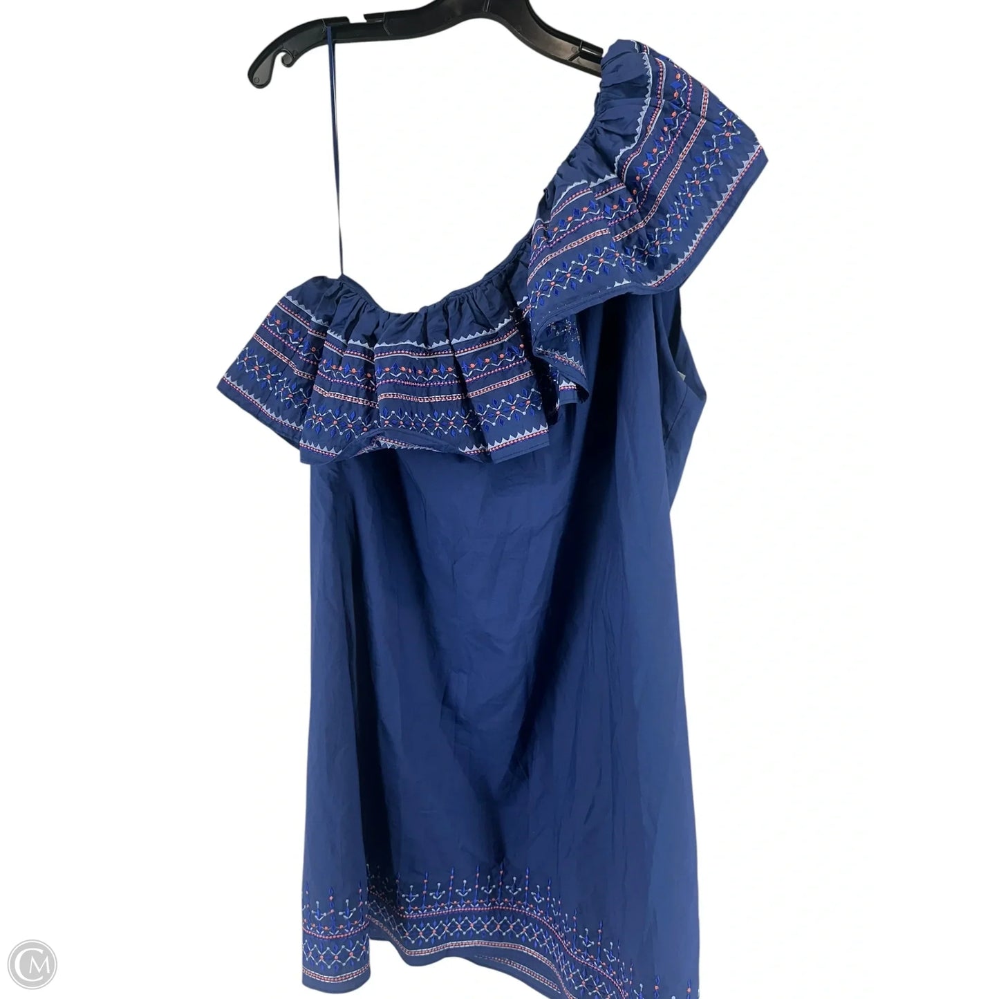 Dress Casual Short By Parker In Blue, Size: L