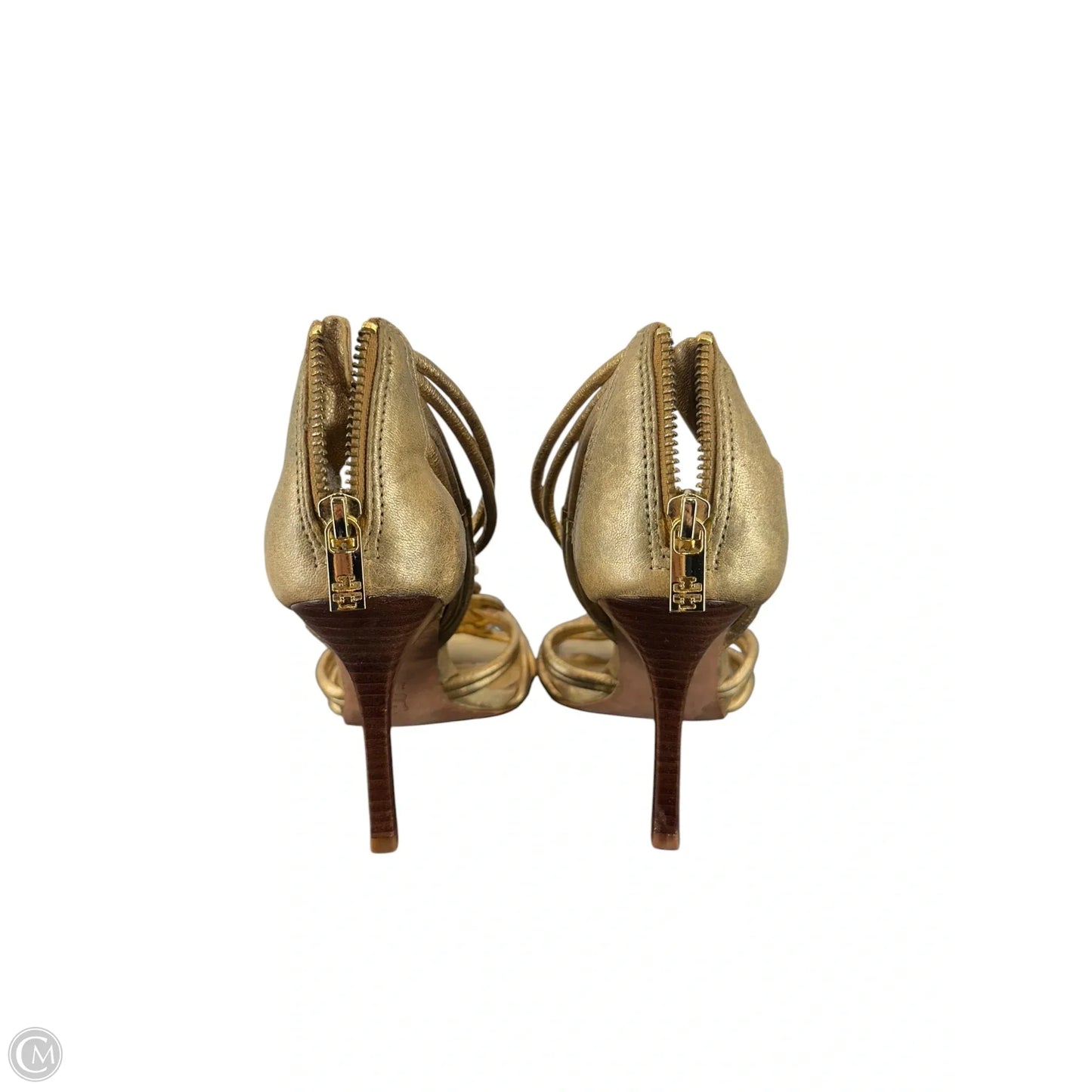 Sandals Designer By Tory Burch In Gold, Size: 7.5