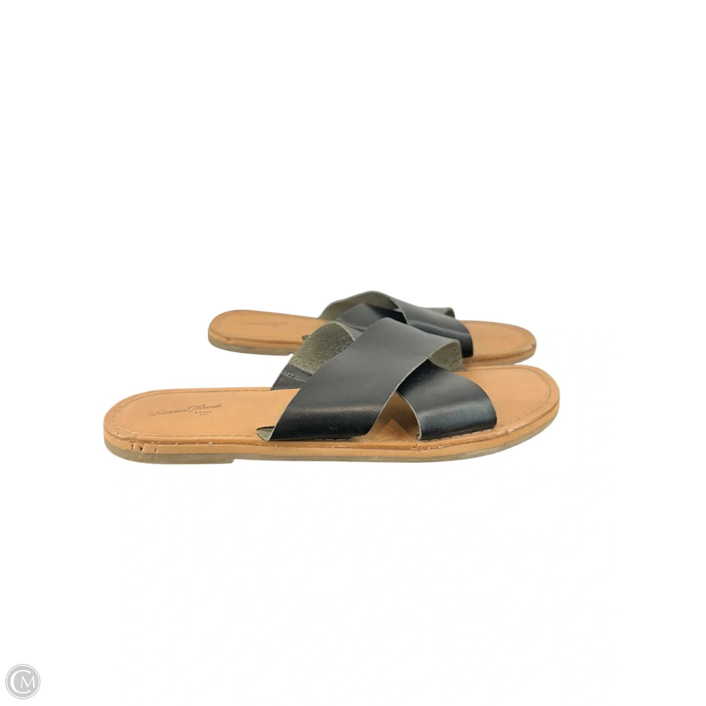 Sandals Flats By Universal Thread In Black, Size: 9
