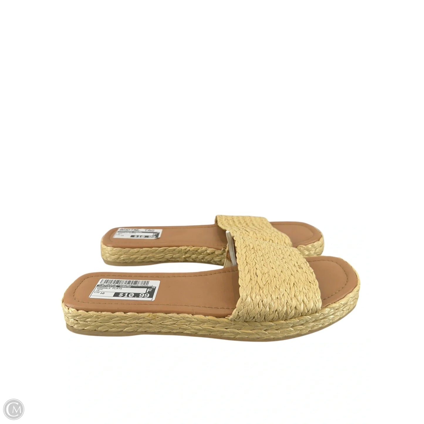 Sandals Flats By Universal Thread In Teal, Size: 10