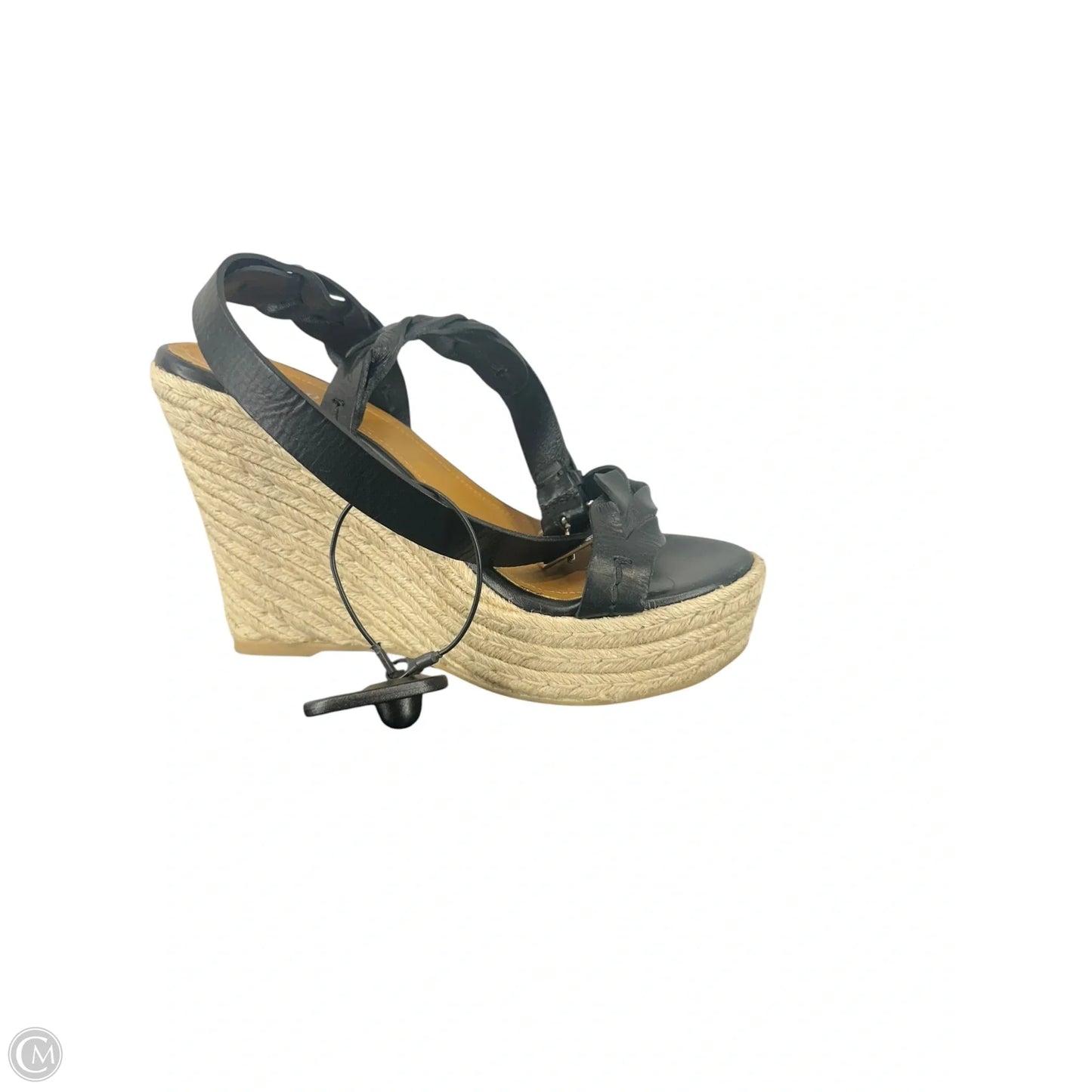 Shoes Heels Wedge By Polo Ralph Lauren In Black, Size: 5