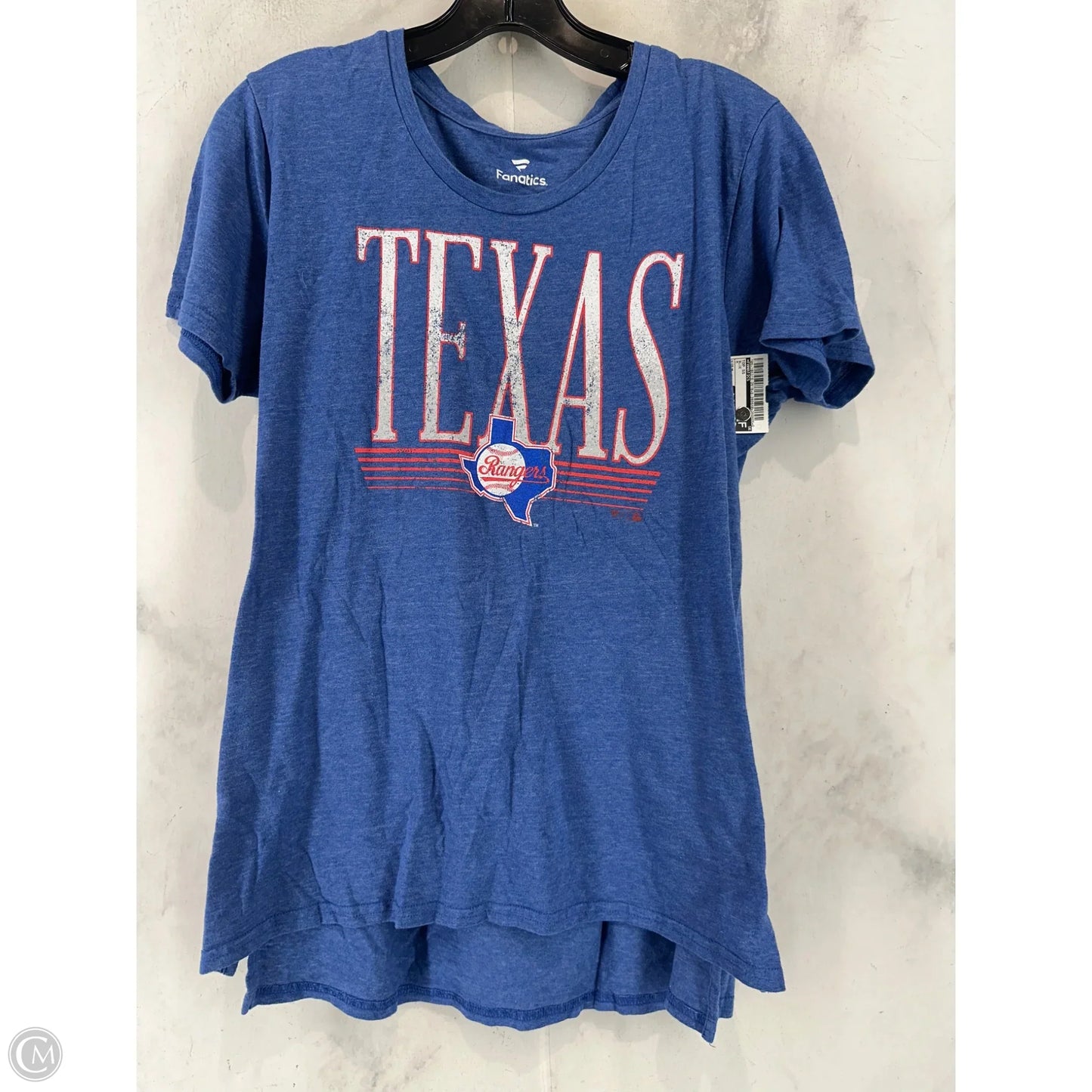 Top Short Sleeve By Fanatics In Blue, Size: M