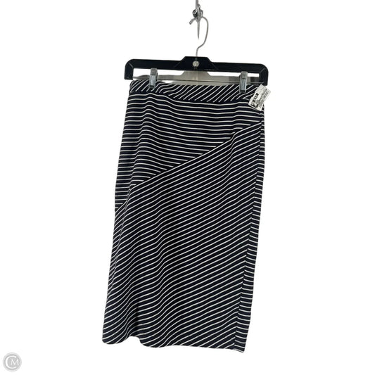 Skirt Midi By Banana Republic In Navy, Size: 2