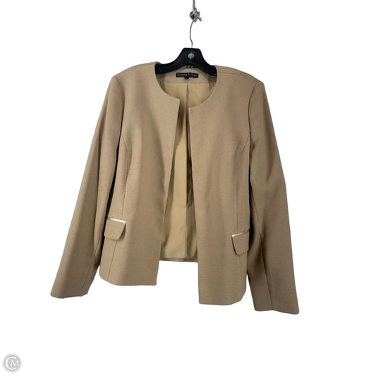 Blazer By Preston And New York In Tan, Size: 12