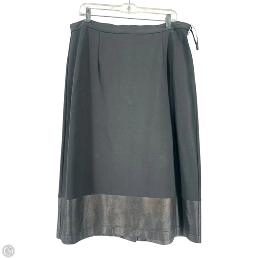 Skirt Midi By Preston And New York In Black, Size: 14