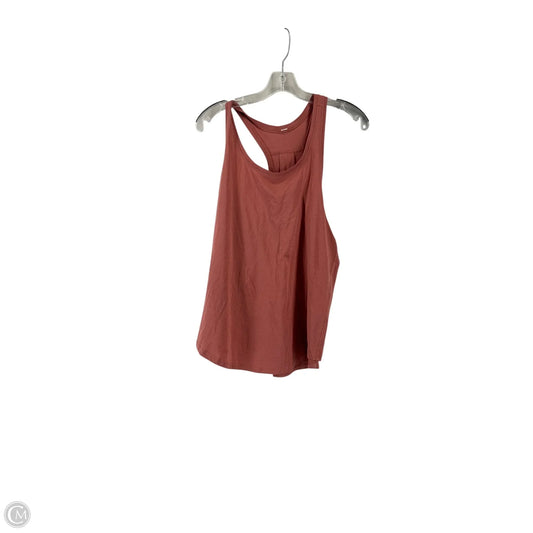 Athletic Tank Top By Lululemon In Pink, Size: M
