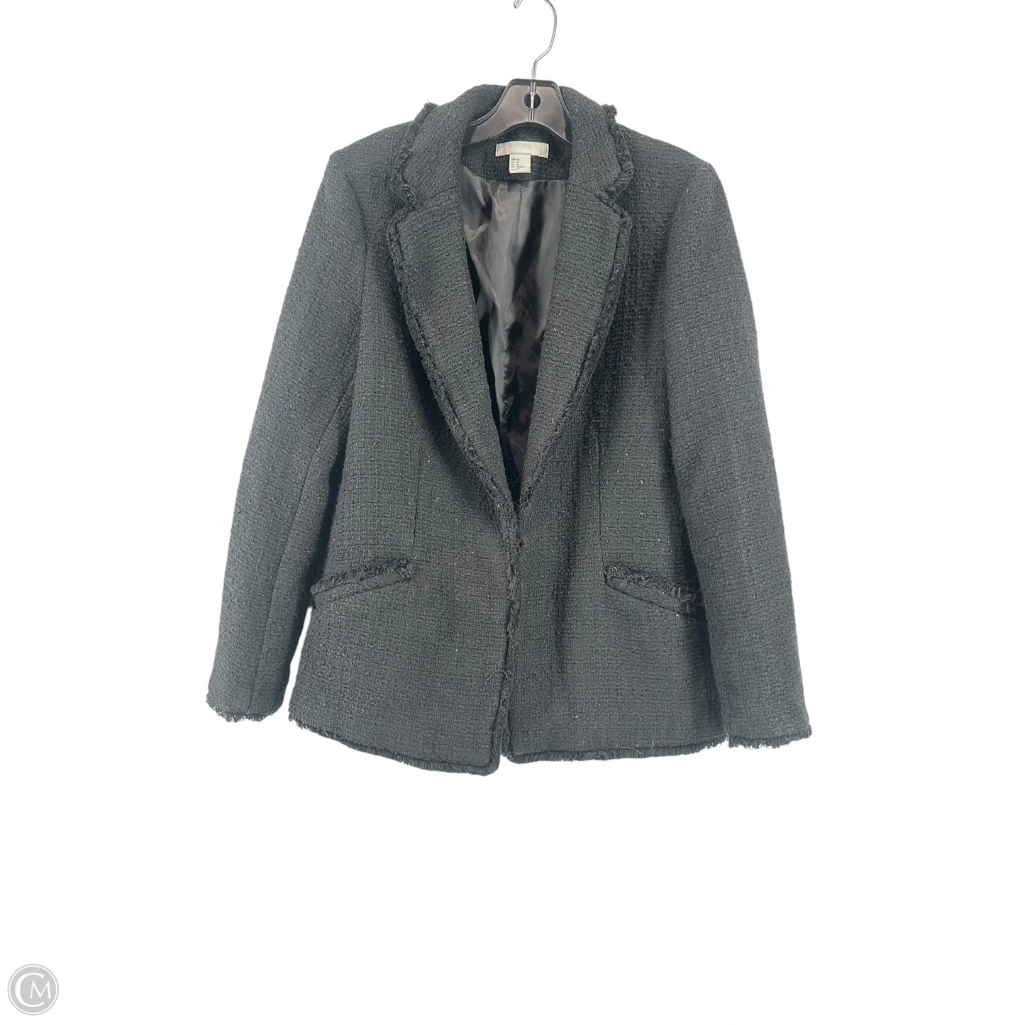 Blazer By H&m In Black, Size: 10