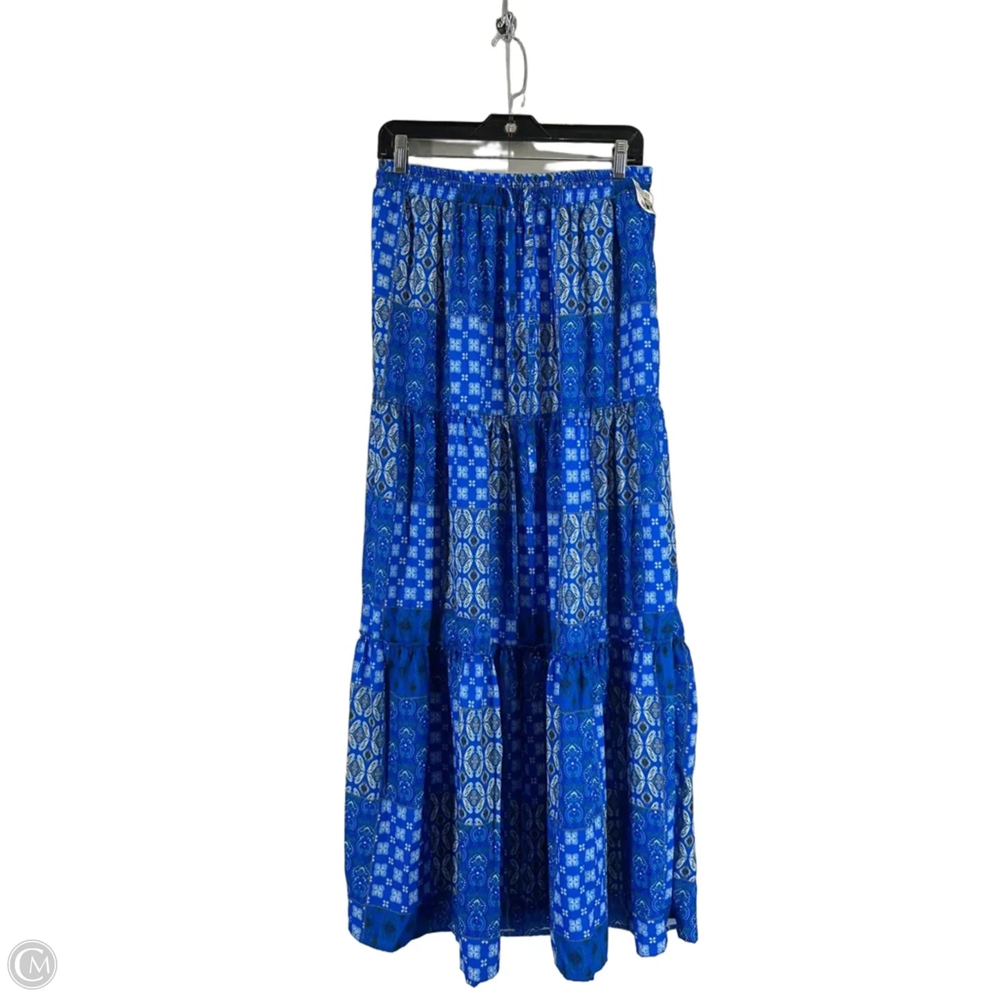 Skirt Maxi By Clothes Mentor In Blue, Size: L