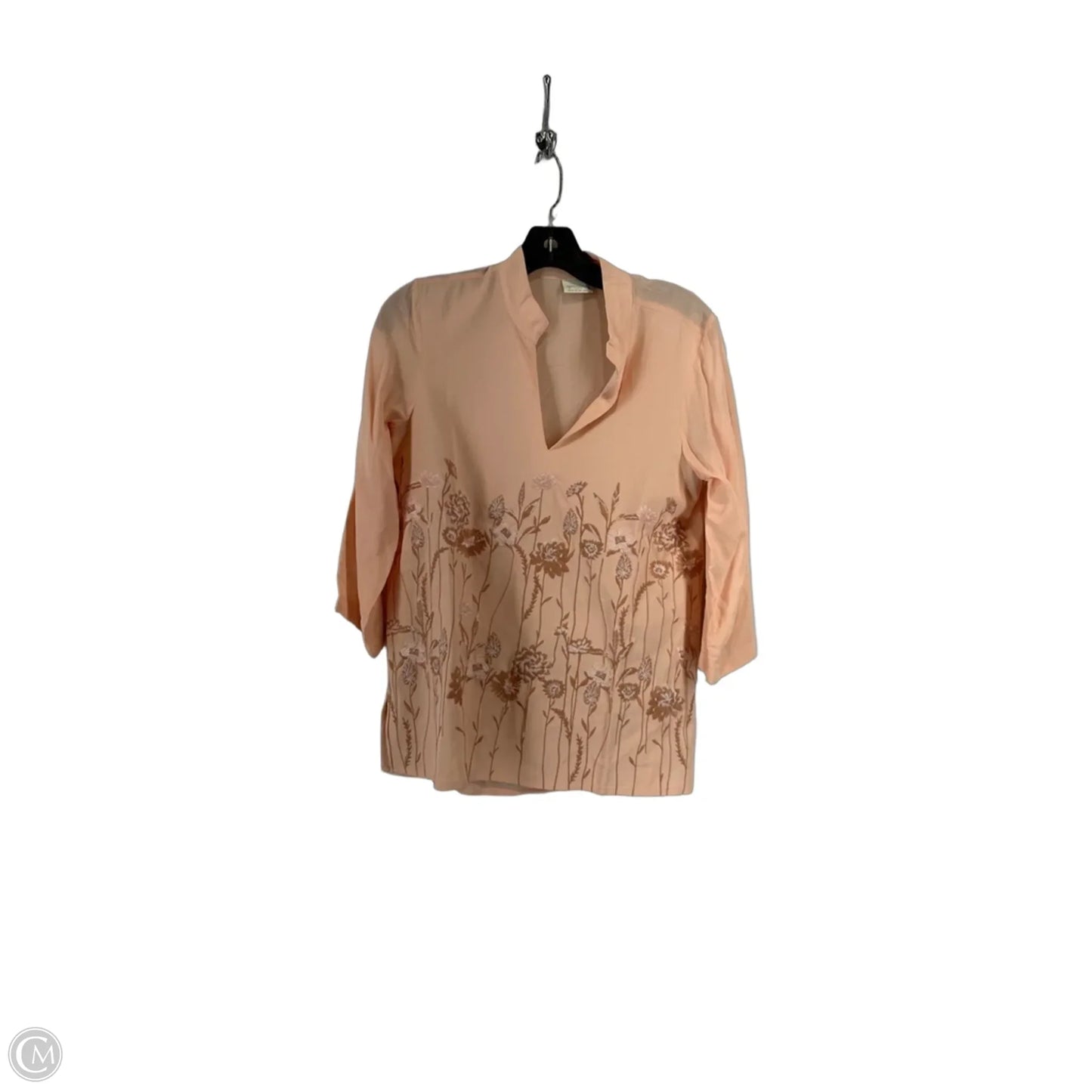 Top 3/4 Sleeve By Clothes Mentor In Pink, Size: Xs
