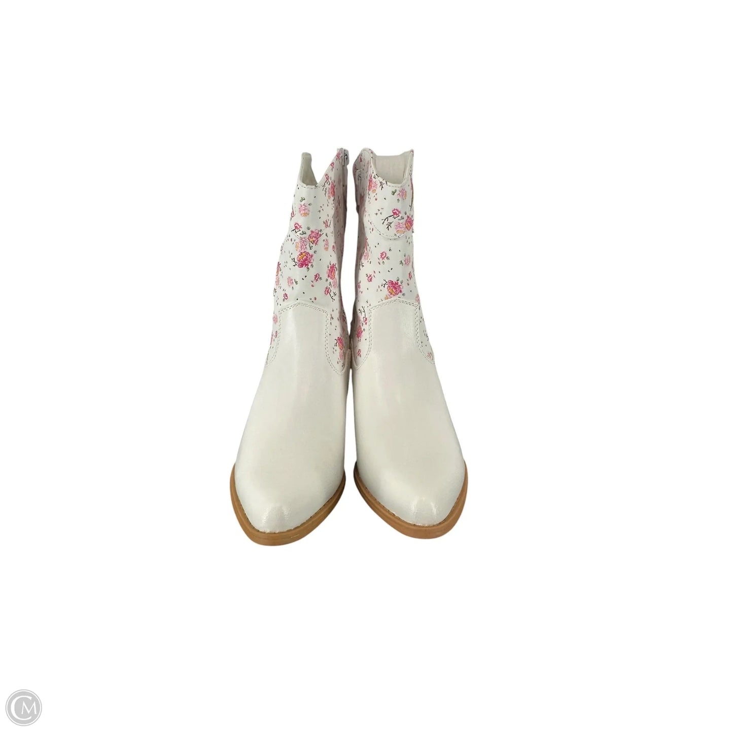 Boots Ankle Heels By Pierre Dumas In White, Size: 8.5