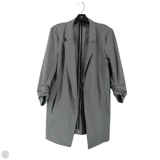 Blazer By Rachel Zoe In Plaid Pattern, Size: L