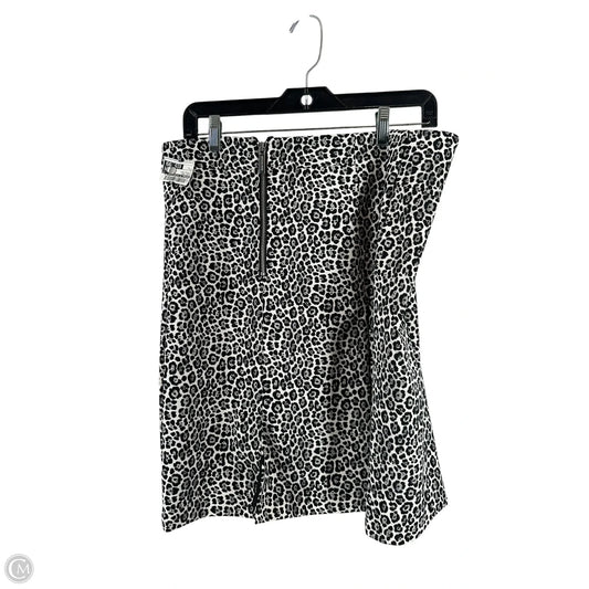 Skirt Midi By Michael By Michael Kors In Leopard Print, Size: L