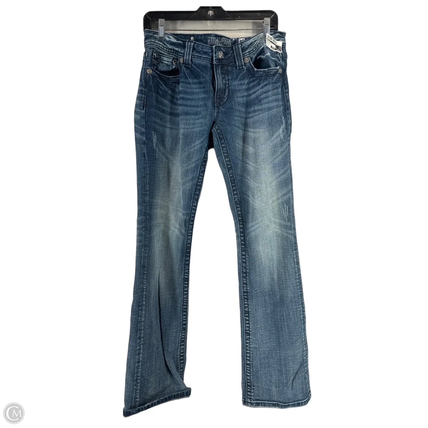 Jeans Boot Cut By Miss Me In Blue Denim, Size: 10