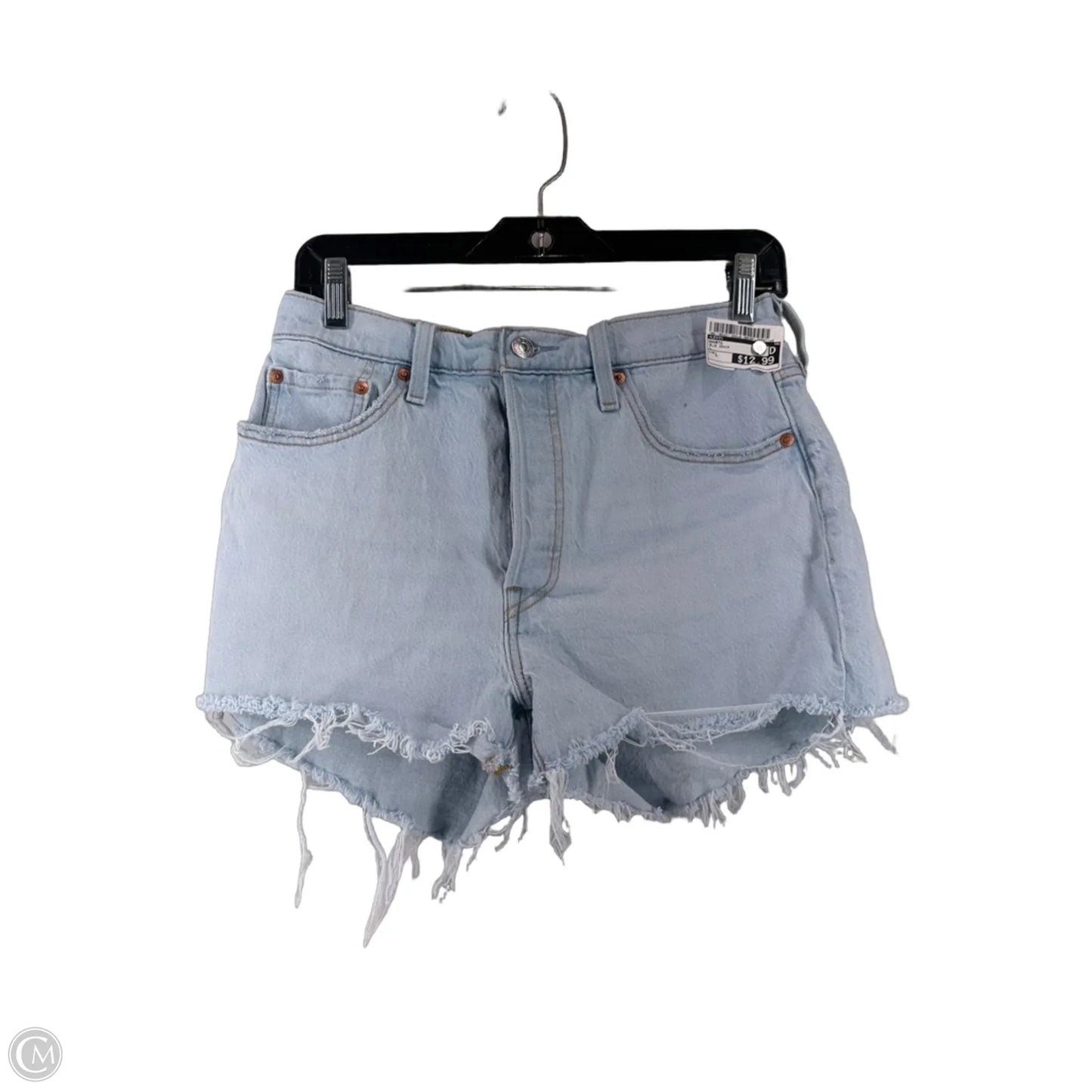 Shorts By Levis In Blue Denim, Size: L