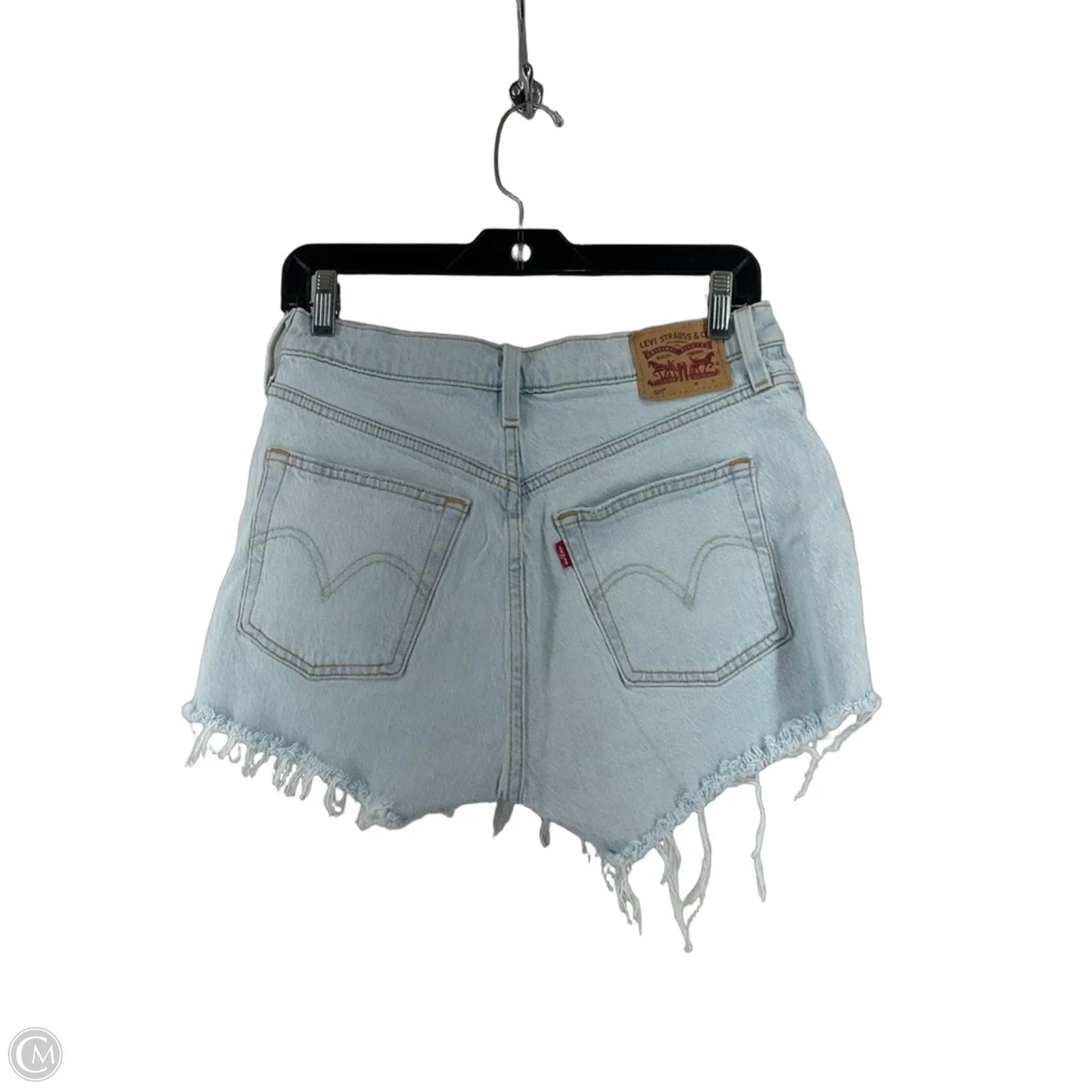 Shorts By Levis In Blue Denim, Size: L